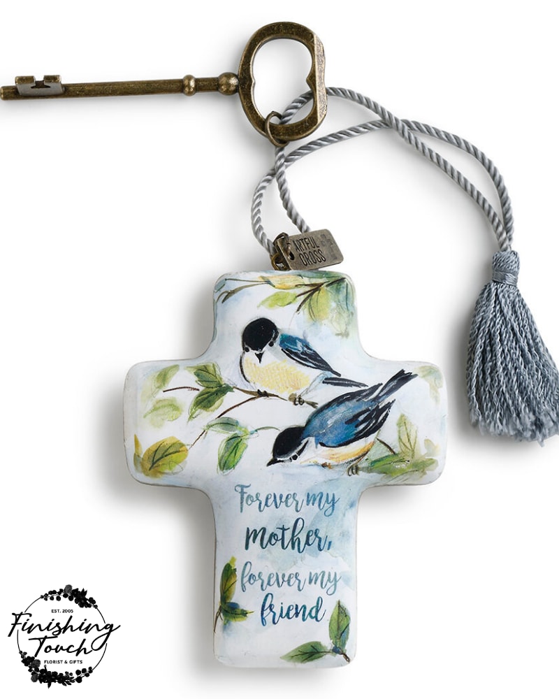 Mother's Keepsake Cross with Key